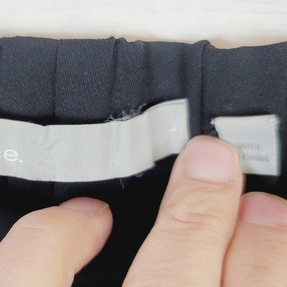 VINCE BLACK PULL ON TROUSER PANTS, SZ LARGE - Picture 10 of 14